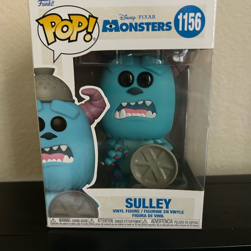 Funko Pop! Disney Pixar Monsters Sulley Vinyl Figure - Blue and Purple